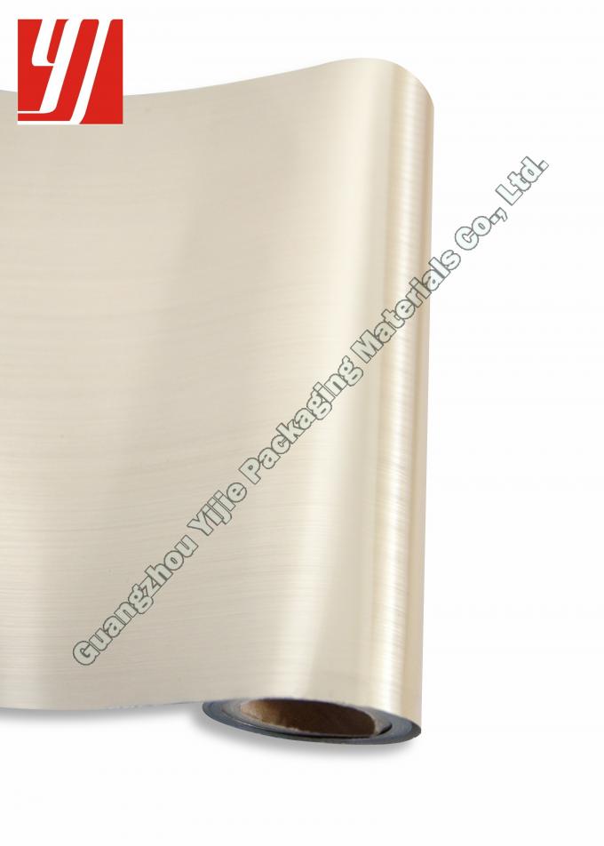 Holographic Brushed SGS Gold Stamping Foil For Paper 2