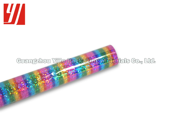 Rainbow Laser 12 Micron 1.28m*180m Holographic Hot Stamping Foil
