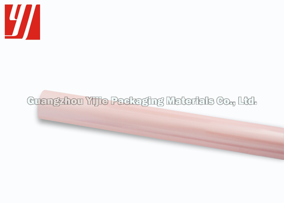 Stable Peelability Width 0.64m Light Pink Foil For Embossed Paper