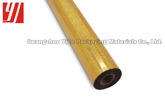 30 Micron 1.28m*240m Gold Holographic Foil For Chocolate Box