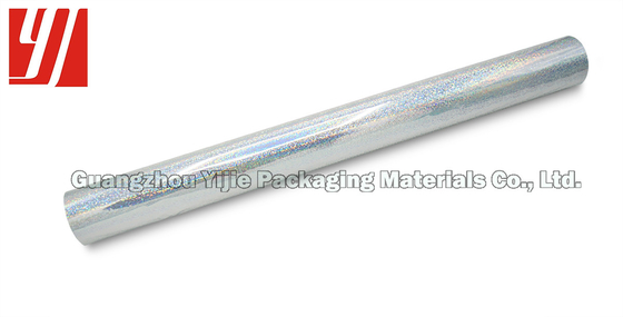 PET 0.64m*240m 25 Micron Holographic Silver Foil