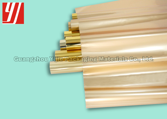 12μ Gold Hot Stamping Foil For Plastic PVC Papers ABS