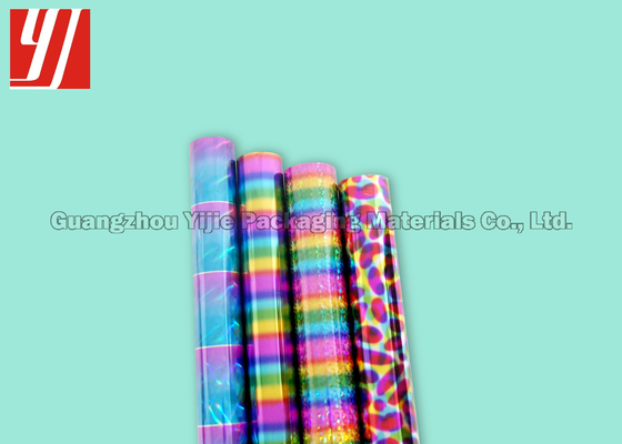PET Hologram Stamping Foil For Publications Handbags Celebration Cards