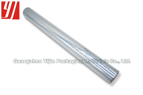 Silver Grass Flower Textile Surface 1200m Laser Foil Roll