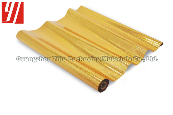30 Micron 1.28m*240m Gold Holographic Foil For Chocolate Box