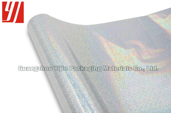 PET 0.64m*240m 25 Micron Holographic Silver Foil