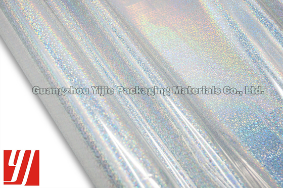 PET 0.64m*240m 25 Micron Holographic Silver Foil