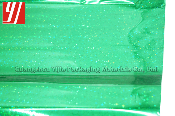 Cylinder Stamping PET 18 Micron Green Holographic Foil