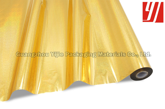 Golden Ink Dot 14 Micron Laser Gold Foil For Gift