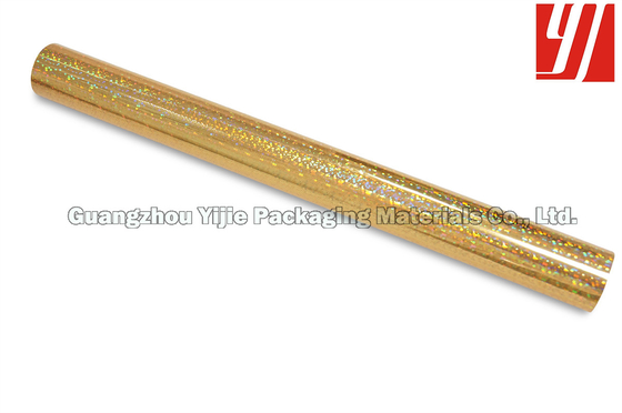 Golden 0.64m*180m Laser Foil Roll For OPP Laminated Papers
