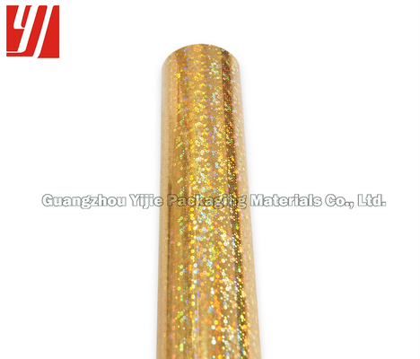 Golden 0.64m*180m Laser Foil Roll For OPP Laminated Papers