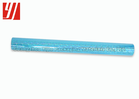 Blue 0.64m*120m Laser Foil Roll For Comestic Package