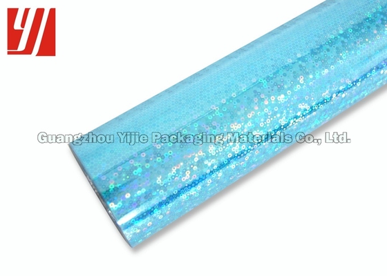 Blue 0.64m*120m Laser Foil Roll For Comestic Package
