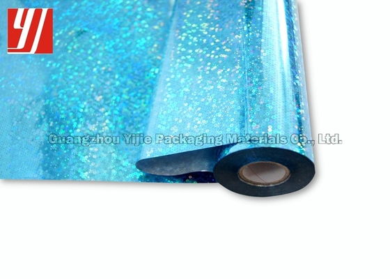 Blue 0.64m*120m Laser Foil Roll For Comestic Package