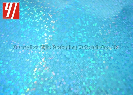 Blue 0.64m*120m Laser Foil Roll For Comestic Package