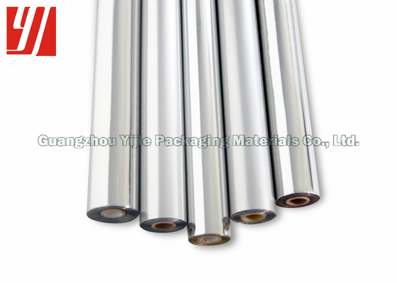 Cigarette Packaging SGS 1.28m*240m Silver Hot Stamping Foil