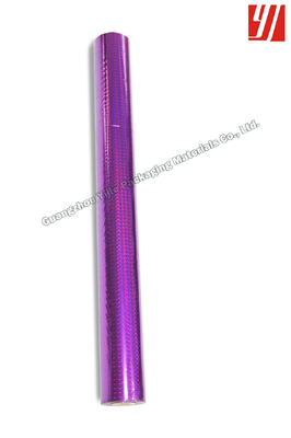Laser Purple Book Decoration 240m Holographic Hot Stamping Foil