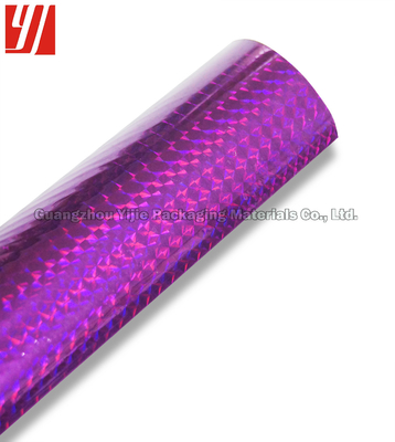 Laser Purple Book Decoration 240m Holographic Hot Stamping Foil