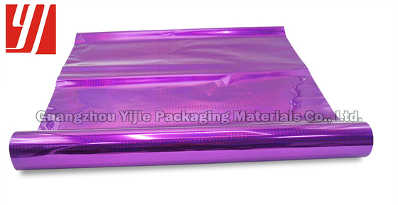 Laser Purple Book Decoration 240m Holographic Hot Stamping Foil