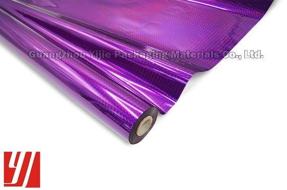 Laser Purple Book Decoration 240m Holographic Hot Stamping Foil