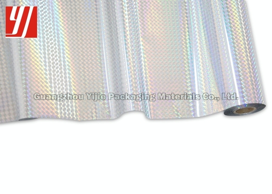 Holographic Width 0.64m Silver Laser Foil For Wine Box