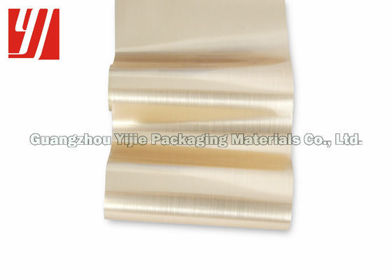 Brushed 0.64m*120m Gold Hot Stamping Foil For Greeting Card