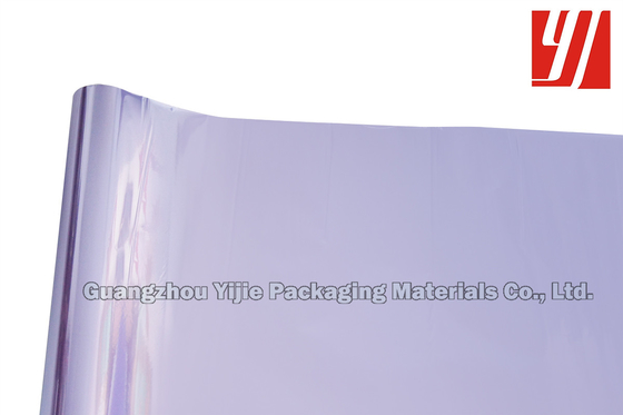 Light Purple 1.28m*240m Matte Foil For PU Leather