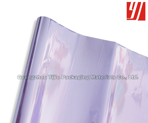 Light Purple 1.28m*240m Matte Foil For PU Leather