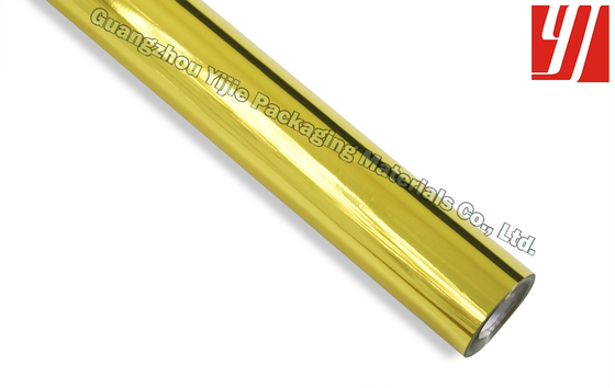 Plastic Width 0.64m Light Gold Foil For Billboards