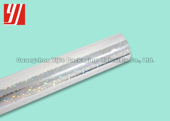 Hologram Silver Star Hot Stamping Foil For Over Printablity Paper Polystyrene ABS