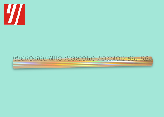 Gold Plain 120m Laser Foil Roll For Gift Box Wine Medicine Packing