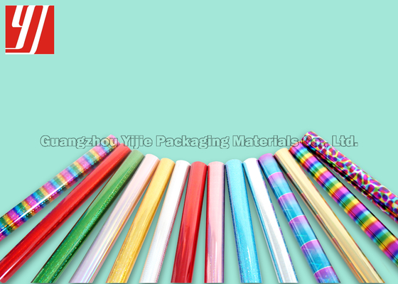 Gold Plain 120m Laser Foil Roll For Gift Box Wine Medicine Packing