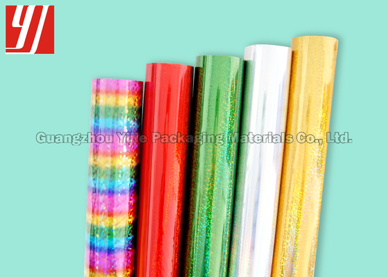 0.64m Laser Foil Roll For Rough Paper Varnish Beer Label Chocolate Packing
