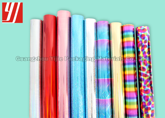 0.64m Laser Foil Roll For Rough Paper Varnish Beer Label Chocolate Packing
