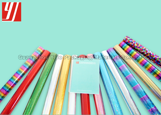 0.64m Laser Foil Roll For Rough Paper Varnish Beer Label Chocolate Packing