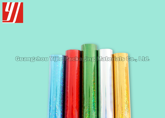 12μm Holographic Hot Foil For Cosmetics Boxes Medicine Containers