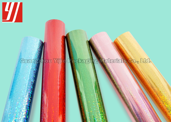 12μm Holographic Hot Foil For Cosmetics Boxes Medicine Containers