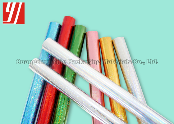 12μm Holographic Hot Foil For Cosmetics Boxes Medicine Containers