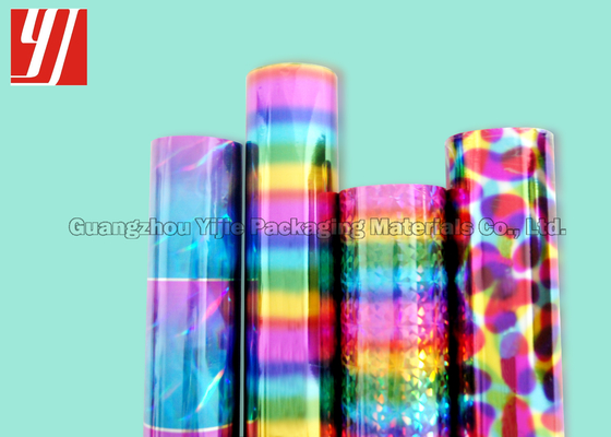 PET Hologram Stamping Foil For Publications Handbags Celebration Cards