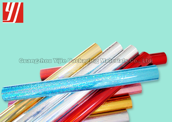 0.64m*120m Holographic Hot Stamping Foil For Book Wraps Clear Labels Media Covers