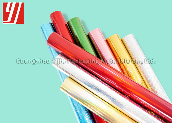 0.64m*120m Holographic Hot Stamping Foil For Book Wraps Clear Labels Media Covers