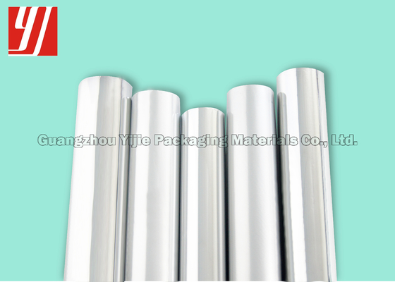 25μM Film Silver Hot Stamping Foil For Greeting Cards Plastic Package Box