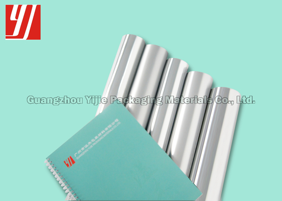 25μM Film Silver Hot Stamping Foil For Greeting Cards Plastic Package Box