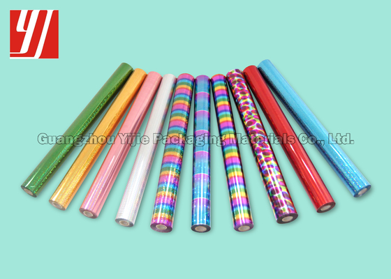 Customized Gold Holographic Hot Stamping Foil Laser Paper Sheet For Packaging Materail Printing